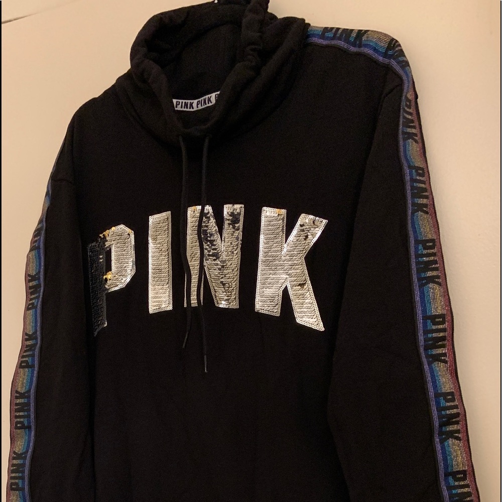 VS Pink Bling Cowl Neck